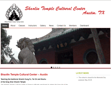 Tablet Screenshot of internationalshaolinaustin.com